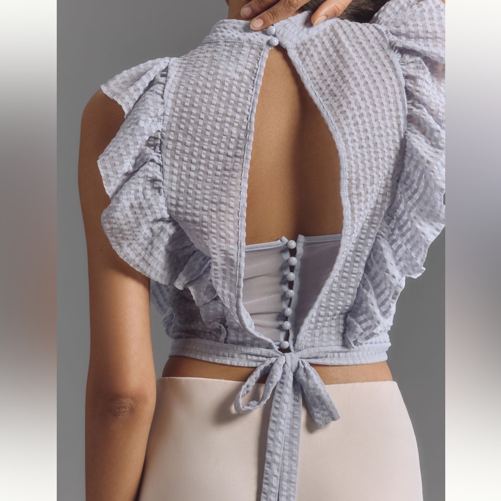 NWT Maeve ruffle top - Picture 5 of 13